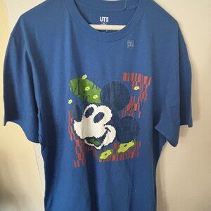 NEW Disney's 8 Bit Mickey Face Graphic XL T-Shirt
